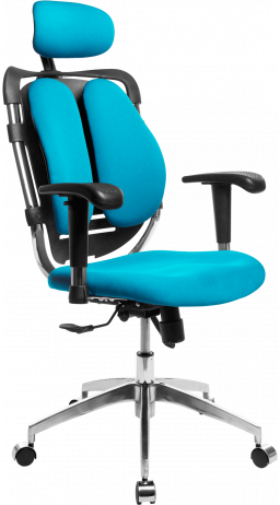 11Офисное кресло GT Racer X-L13 Fabric Blue